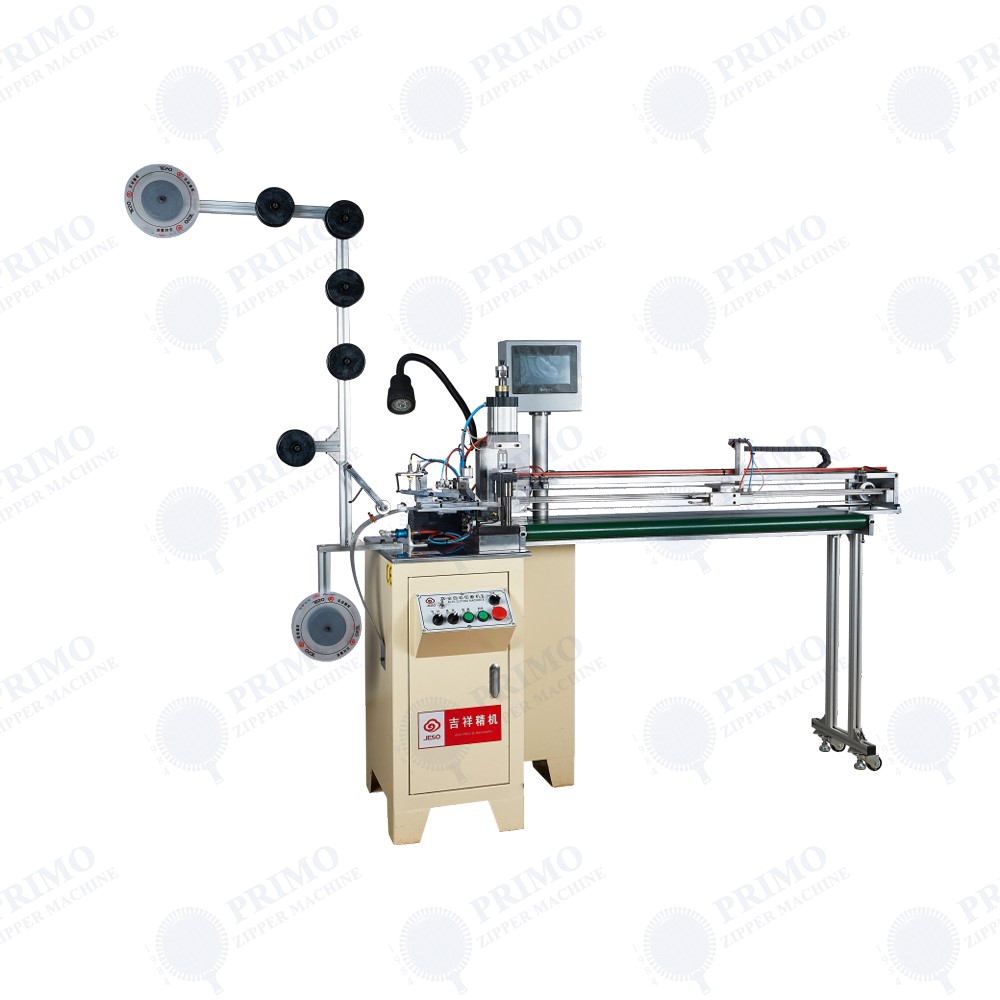 PM-082-M Normal close end cutting machine with robot arm